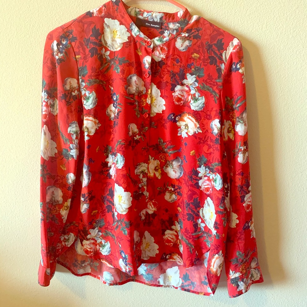 100% silk The Kooples blouse